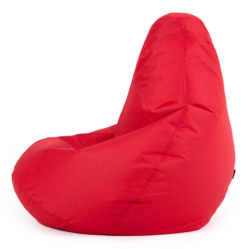 Kids Dalton Indoor-Outdoor High Back Bean Bag - Red