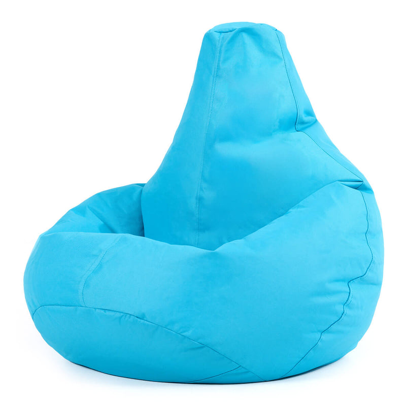 Kids Dalton Indoor-Outdoor High Back Bean Bag - Aqua