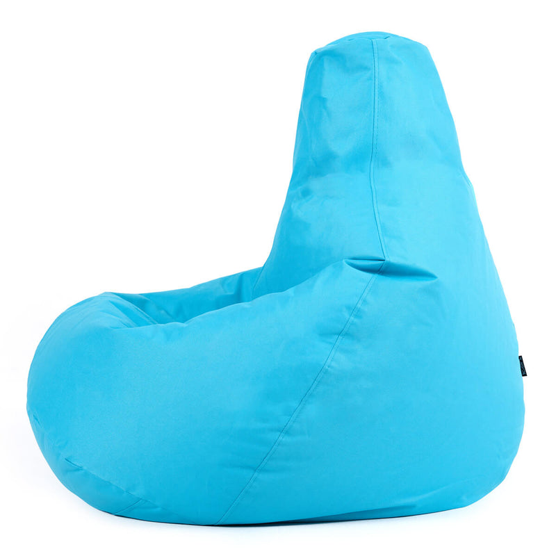 Kids Dalton Indoor-Outdoor High Back Bean Bag - Aqua
