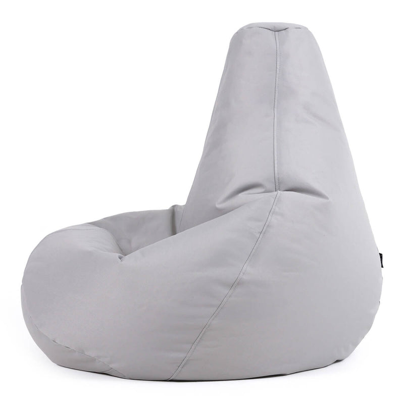 Kids Dalton Indoor-Outdoor High Back Bean Bag - Grey