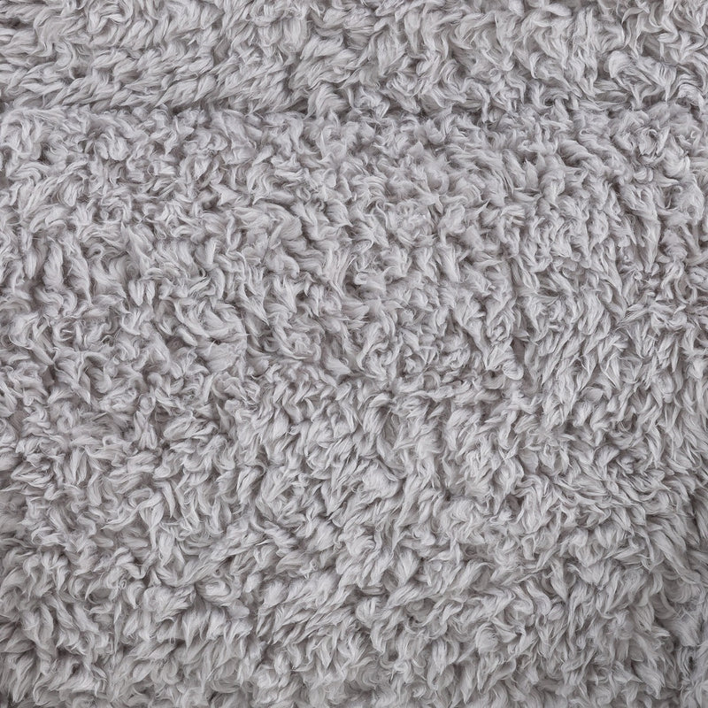 Teddy Fleece Support Pillow - Grey