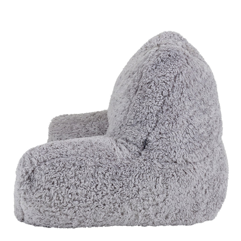 Teddy Fleece Support Pillow - Grey