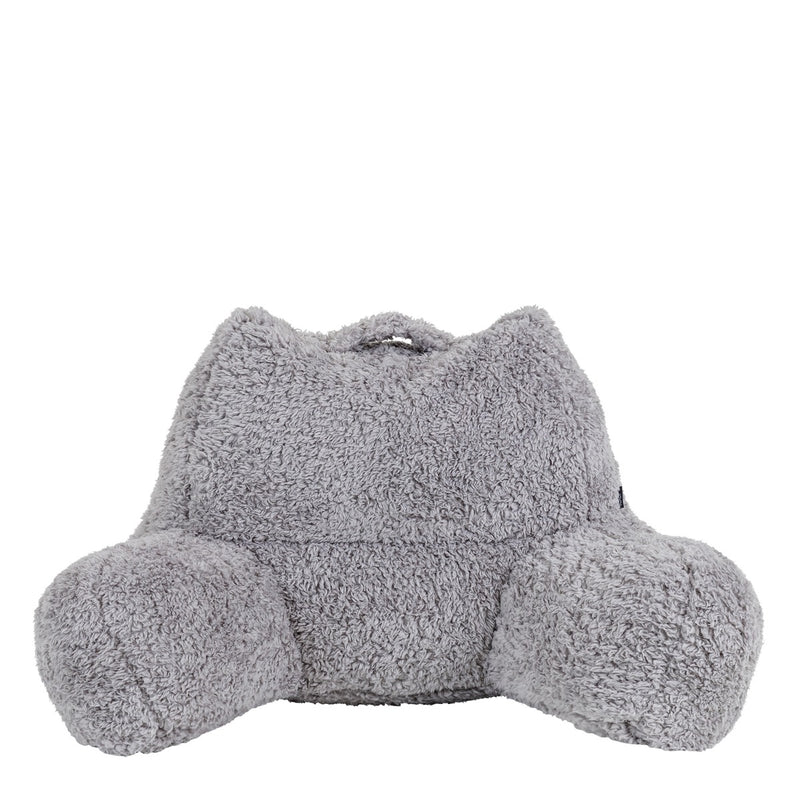 Teddy Fleece Support Pillow - Grey