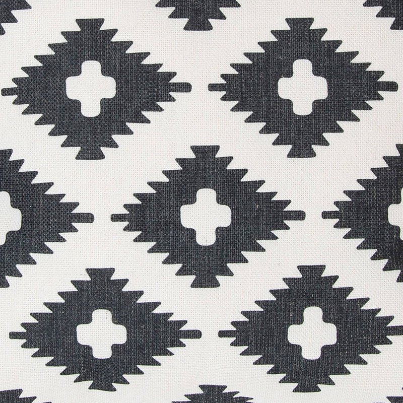 Geometric Print Indoor-Outdoor Cushion - Multicolour