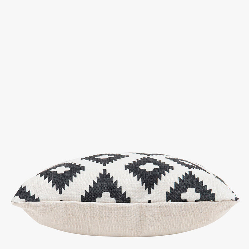 Geometric Print Indoor-Outdoor Cushion - Multicolour