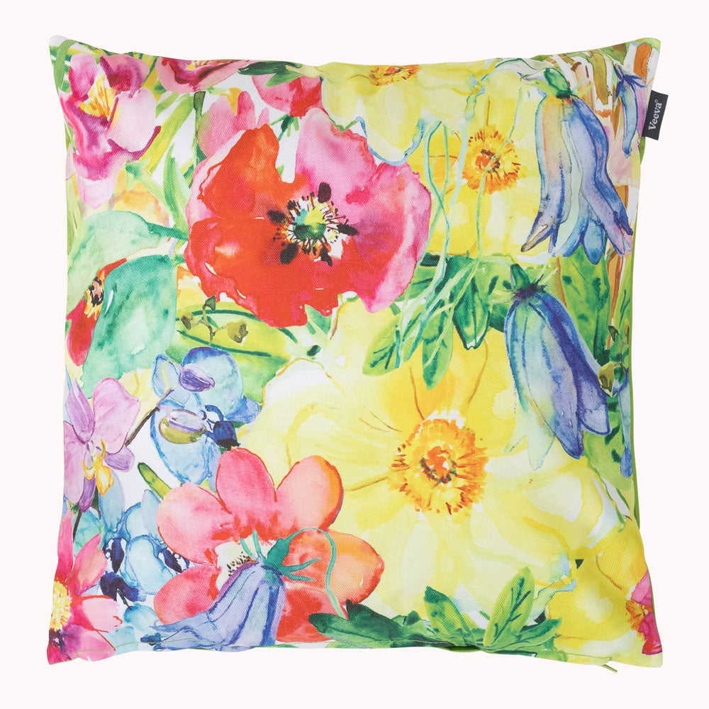 Painterly Floral Outdoor Cushion