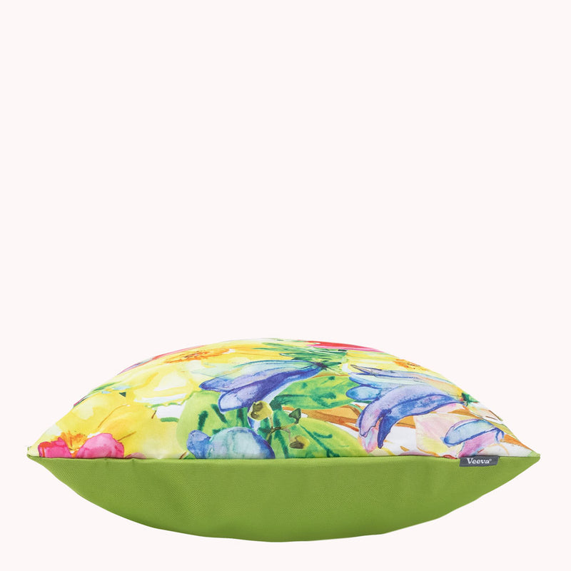 Painterly Floral Outdoor Cushion