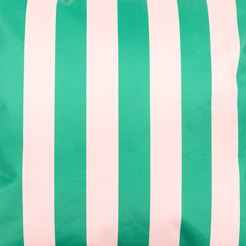 Checkerboard & Stripe Indoor-Outdoor Cushion - Green