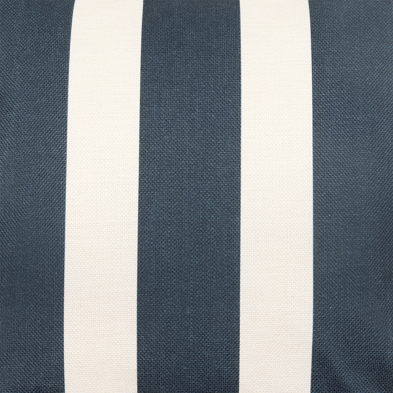 Stripe Indoor-Outdoor Cushion - Black