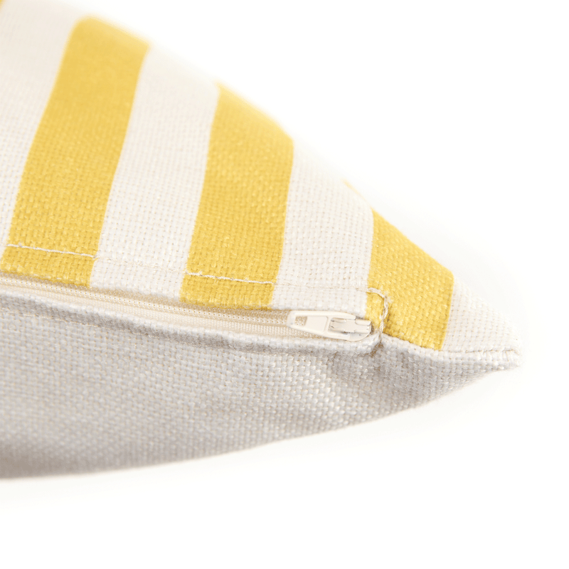 Stripe Indoor-Outdoor Cushion - Yellow