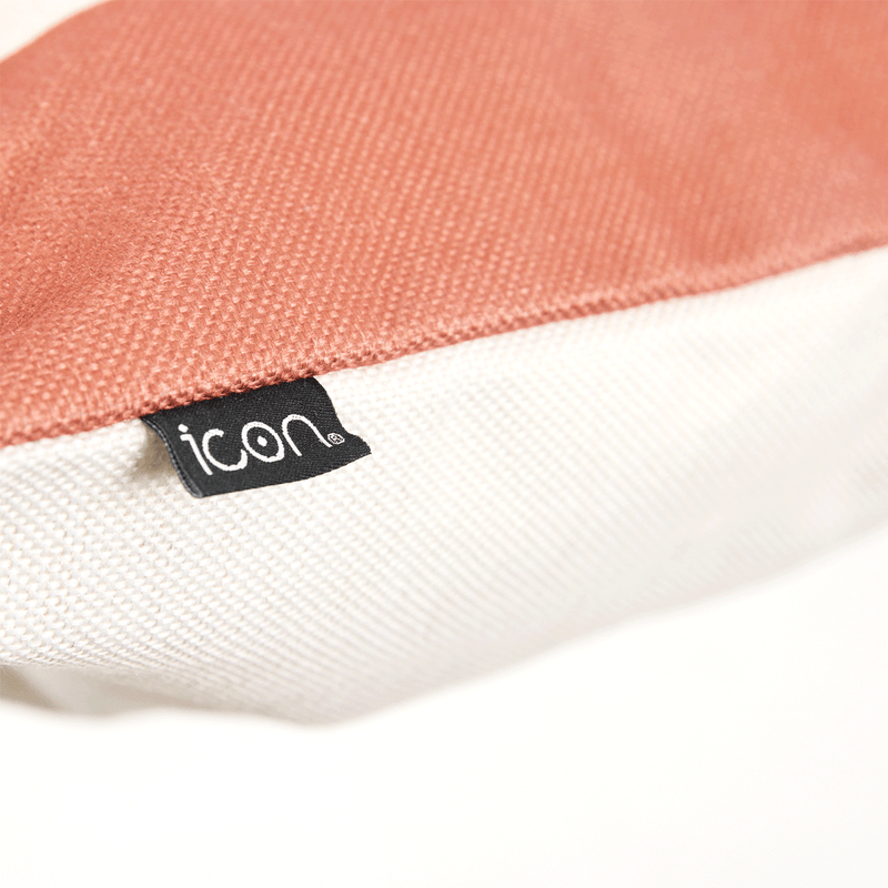 Stripe Indoor-Outdoor Cushion - Burnt Orange