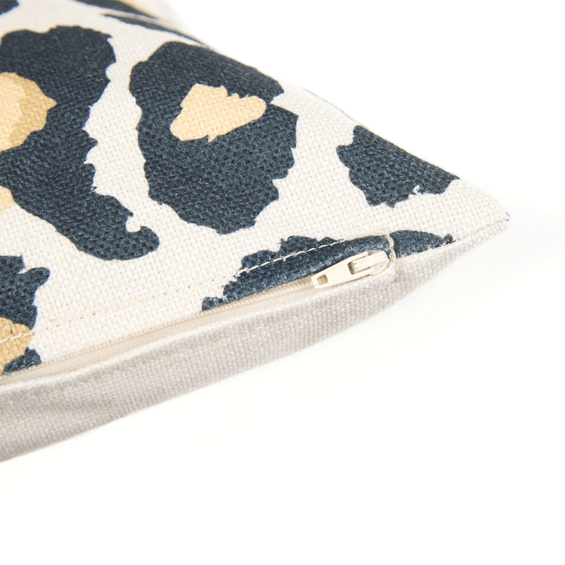Neutral Leopard Print Indoor-Outdoor Cushion