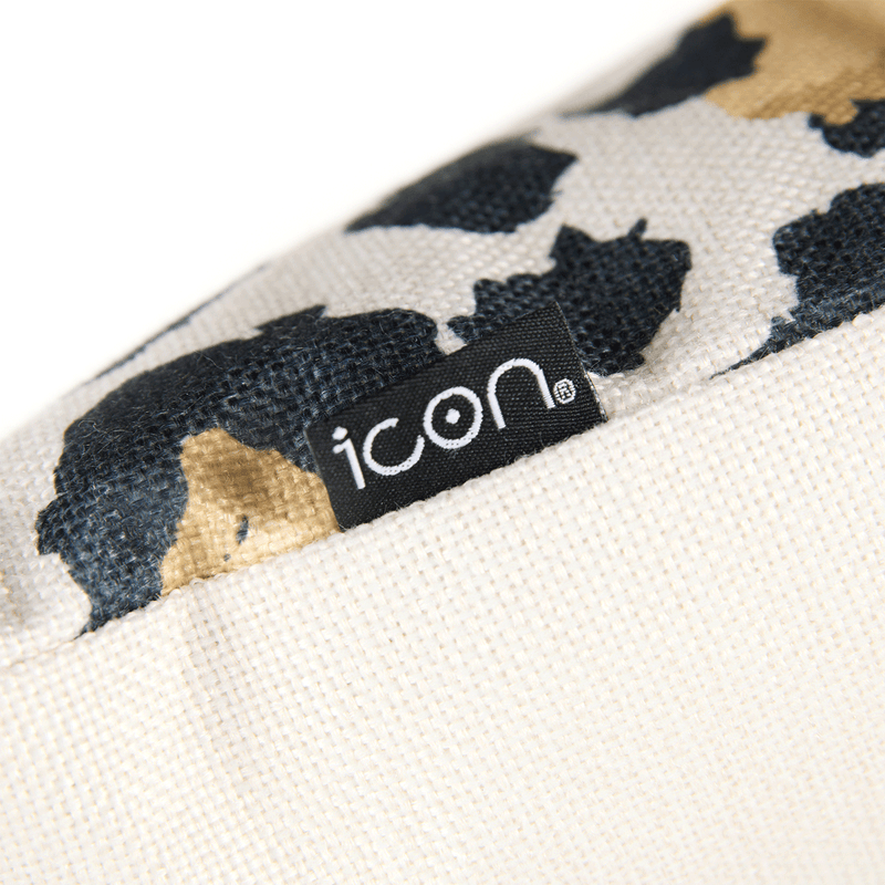 Neutral Leopard Print Indoor-Outdoor Cushion