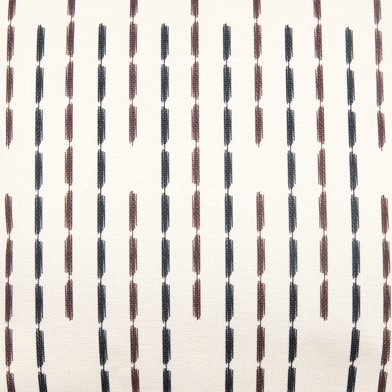 Textured Broken Stripe Indoor-Outdoor Cushion - Monochrome