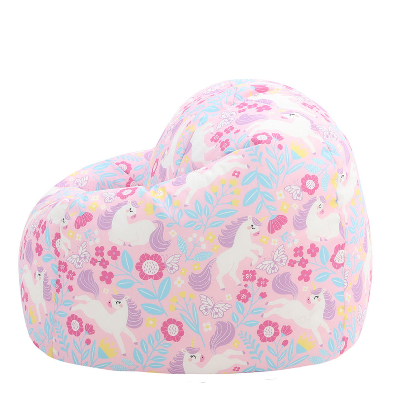 Kids Unicorn Print Classic Bean Bag