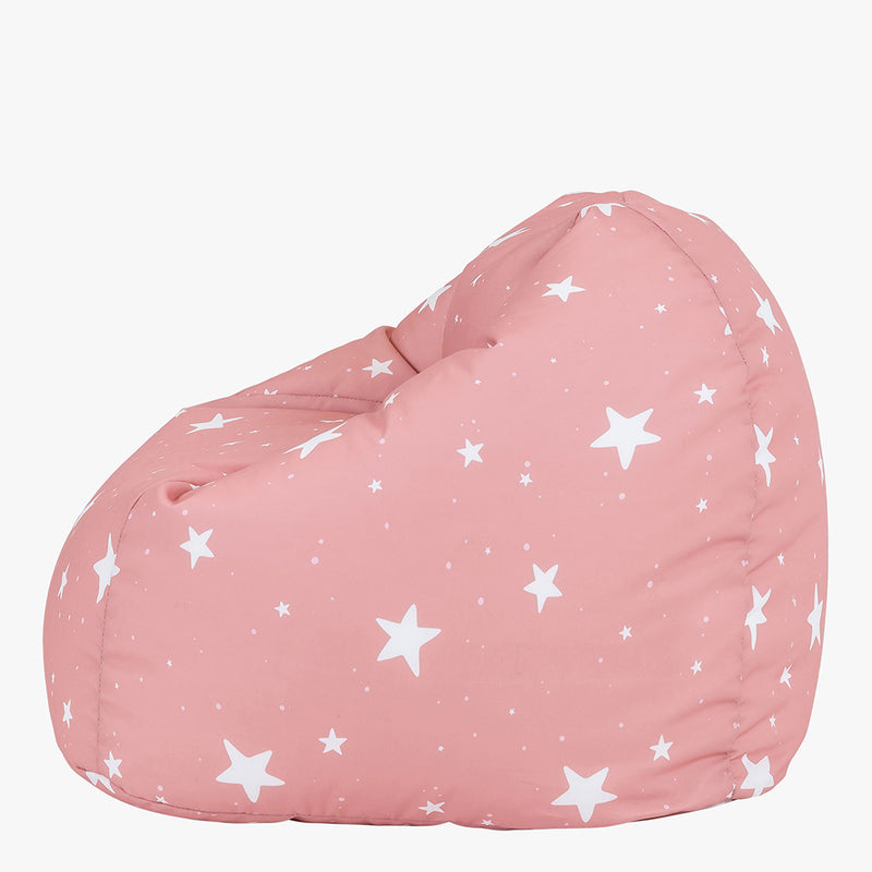 Kids Starry Skies Print Classic Bean Bag - Pink
