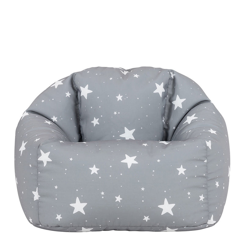 Kids Starry Skies Print Classic Bean Bag - Grey