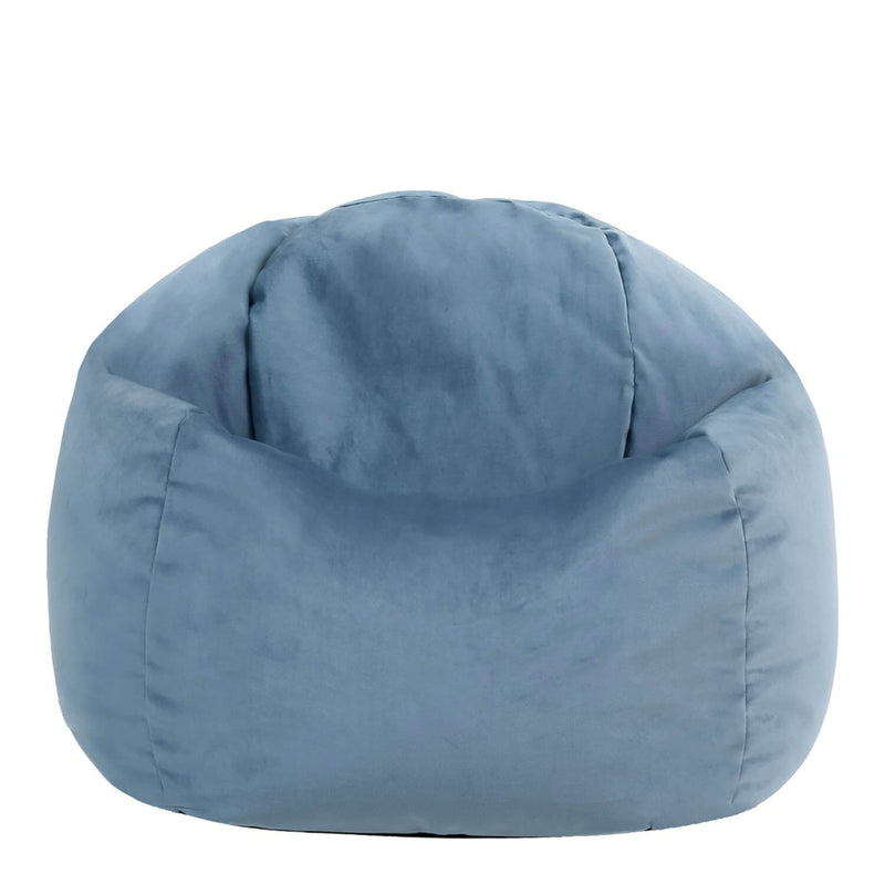 Kids Kingston Velvet Classic Bean Bag - Light Blue