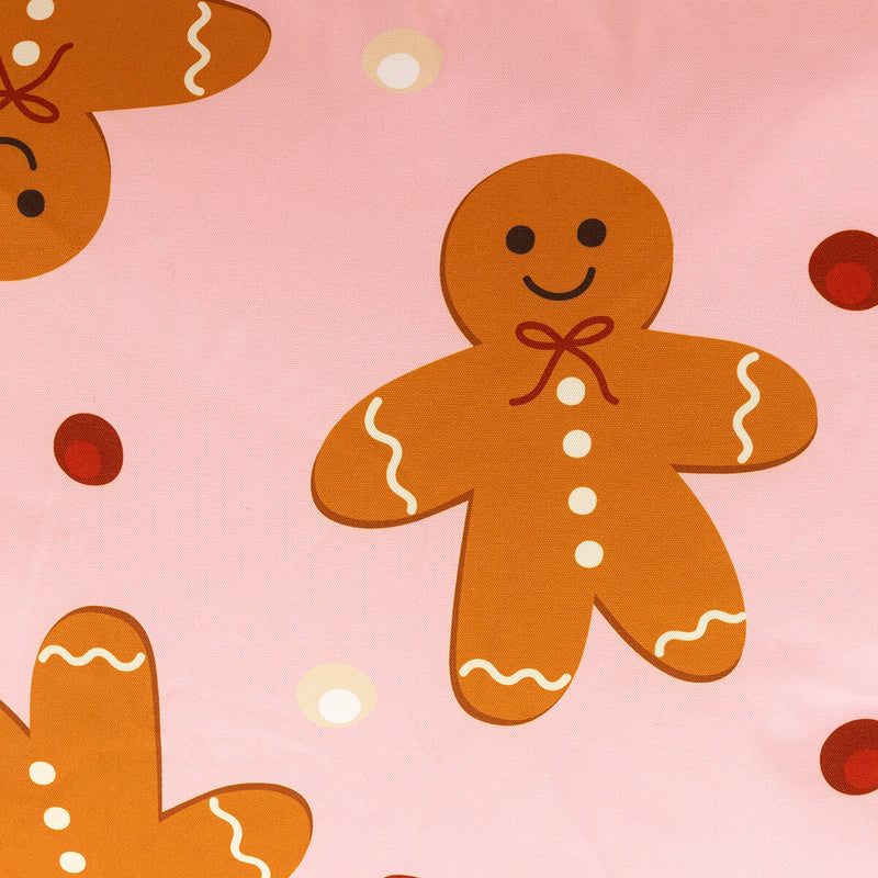 Kids Festive Gingerbread Print Classic Bean Bag