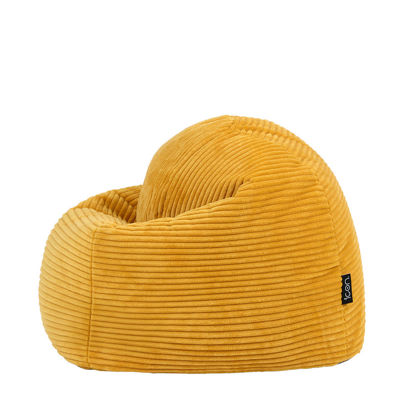 Kids Kingston Corduroy Classic Bean Bag - Ochre Yellow