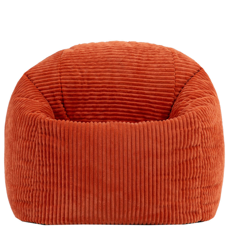 Kids Kingston Corduroy Classic Bean Bag - Terracotta