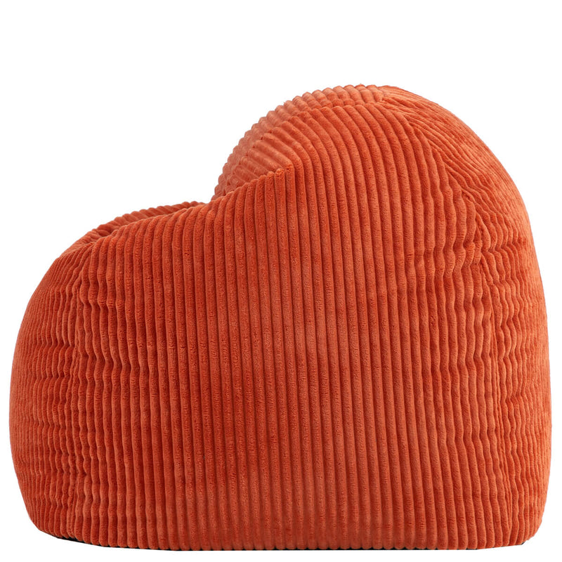 Kids Kingston Corduroy Classic Bean Bag - Terracotta