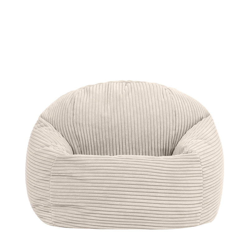 Kids Kingston Corduroy Classic Bean Bag - Stone