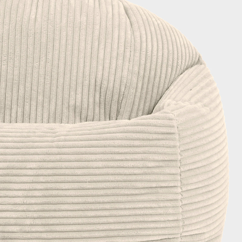 Kids Kingston Corduroy Classic Bean Bag - Stone