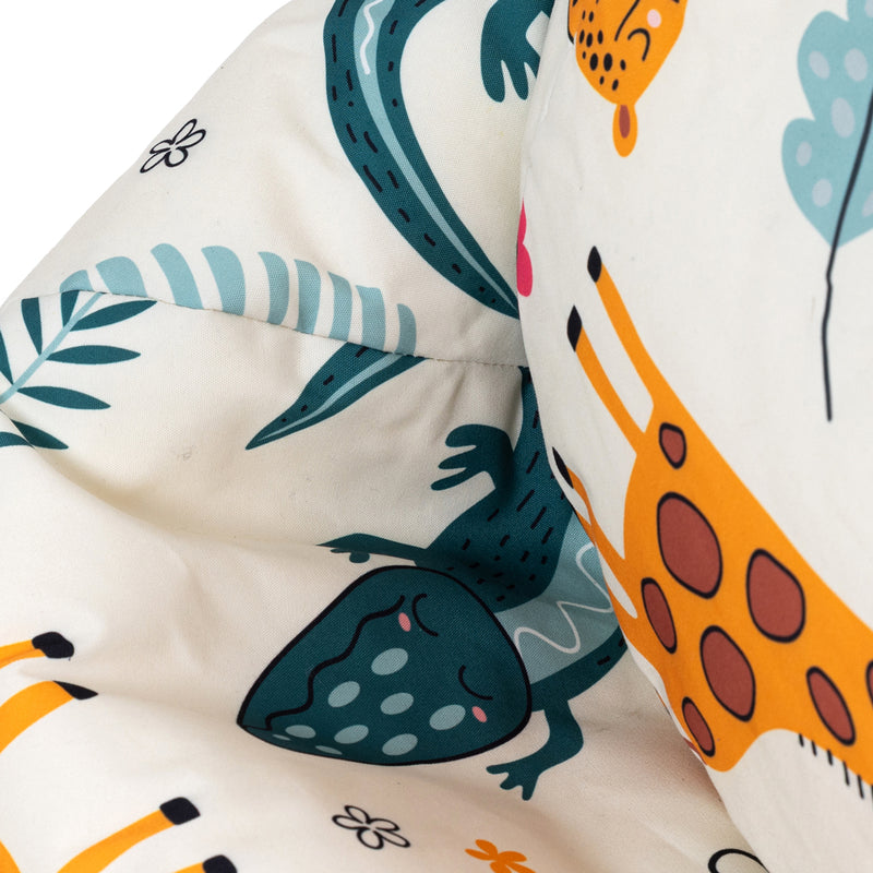 Kids Animal Safari Print Classic Bean Bag