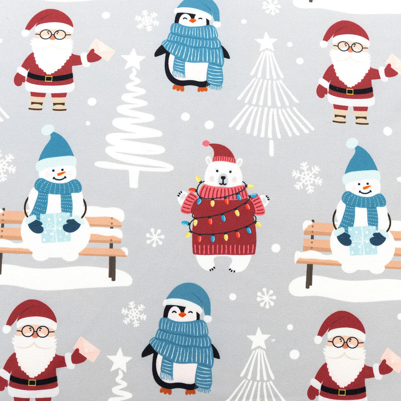 Kids Festive Santa Claus Print Classic Bean Bag