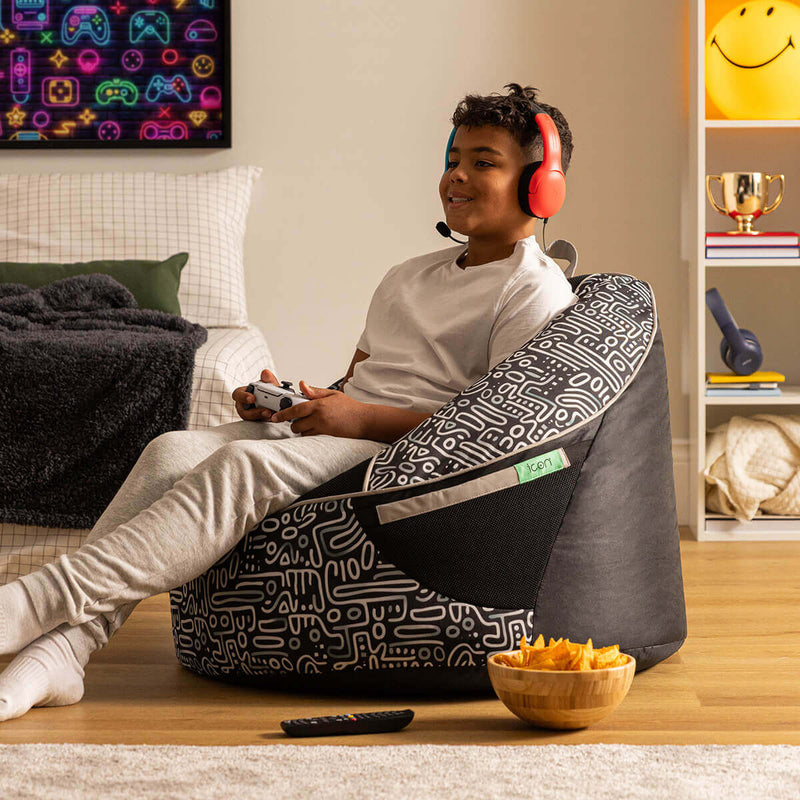 Alpha Kids Gaming Chair - Black