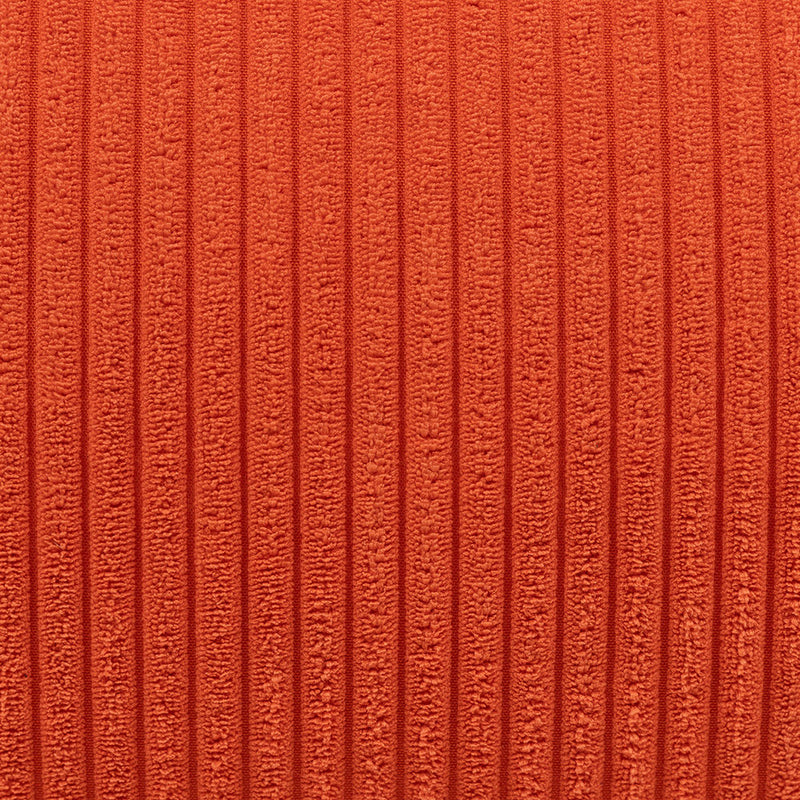 Natalia Cord Armchair Bean Bag - Orange