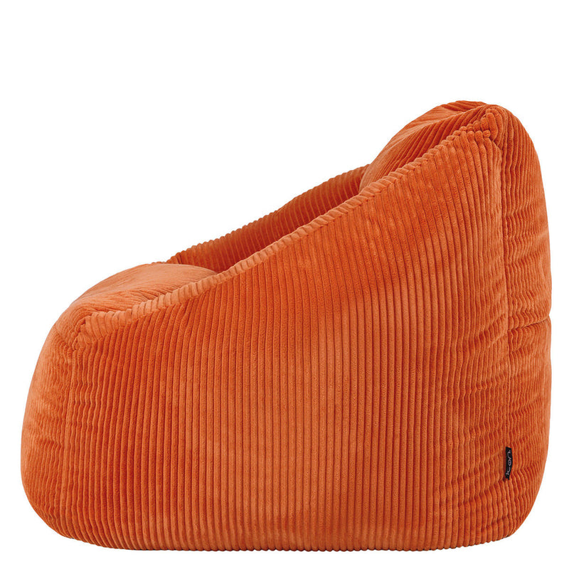 Natalia Cord Armchair Bean Bag - Terracotta