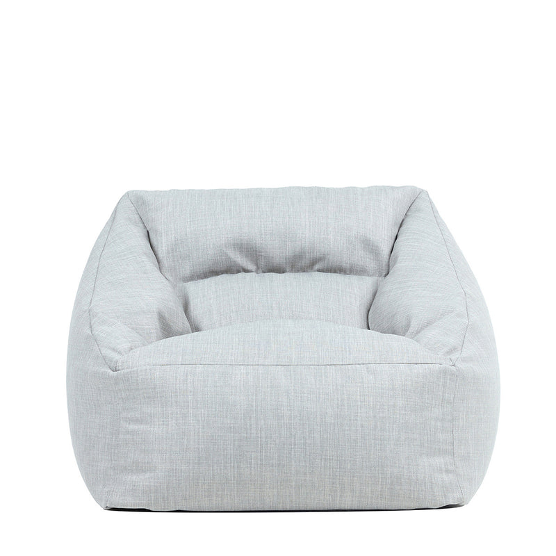 Natalia Indoor-Outdoor Armchair Bean Bag - Grey