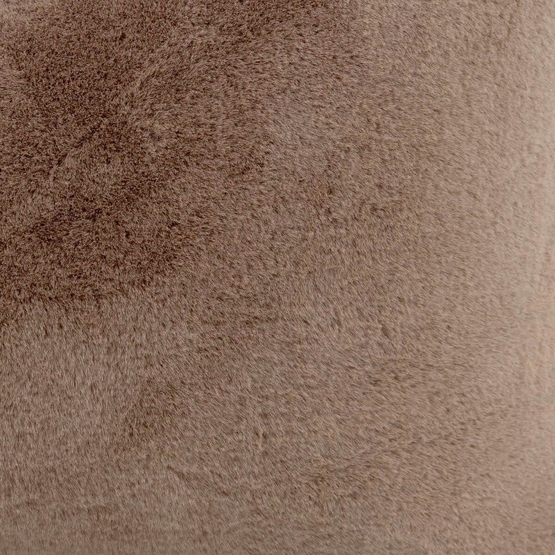 Natalia Faux Luxe Fur Armchair Bean Bag - Mocha Brown