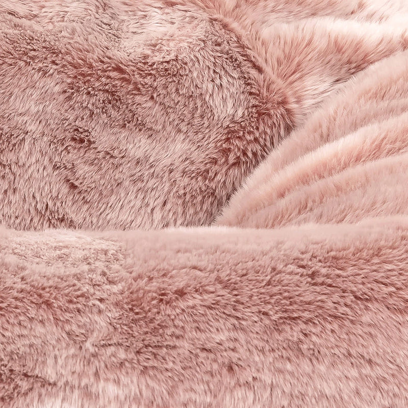 Faux Fur Bean Bag - Pink
