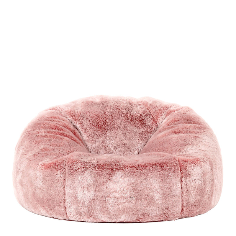 Faux Fur Bean Bag - Pink