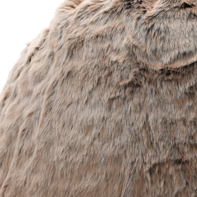 Faux Fur Bean Bag - Mink