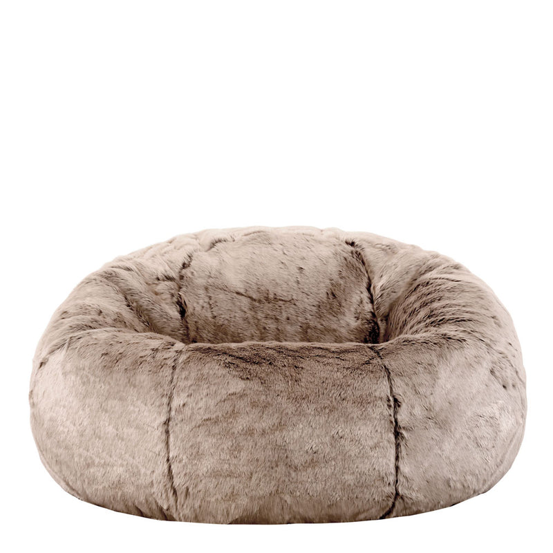 Faux Fur Bean Bag - Mink