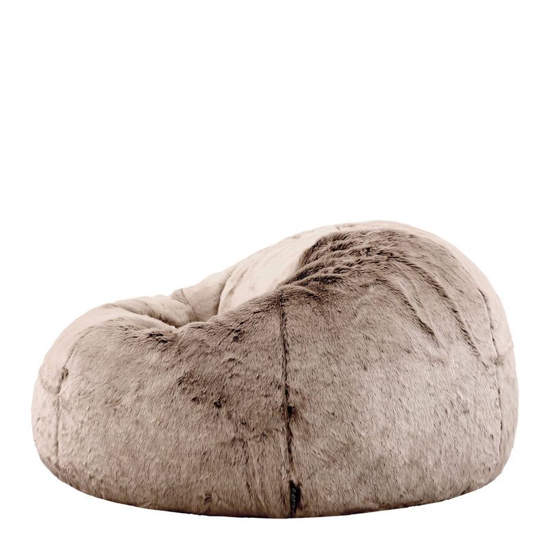 Faux Fur Bean Bag - Mink