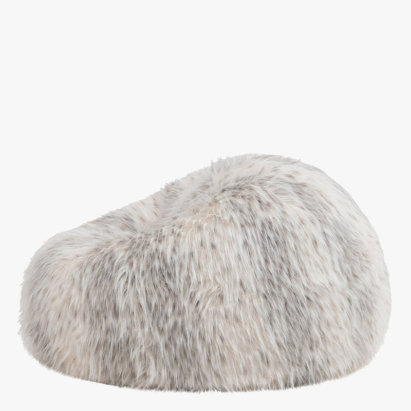 Faux Fur Bean Bag - Natural