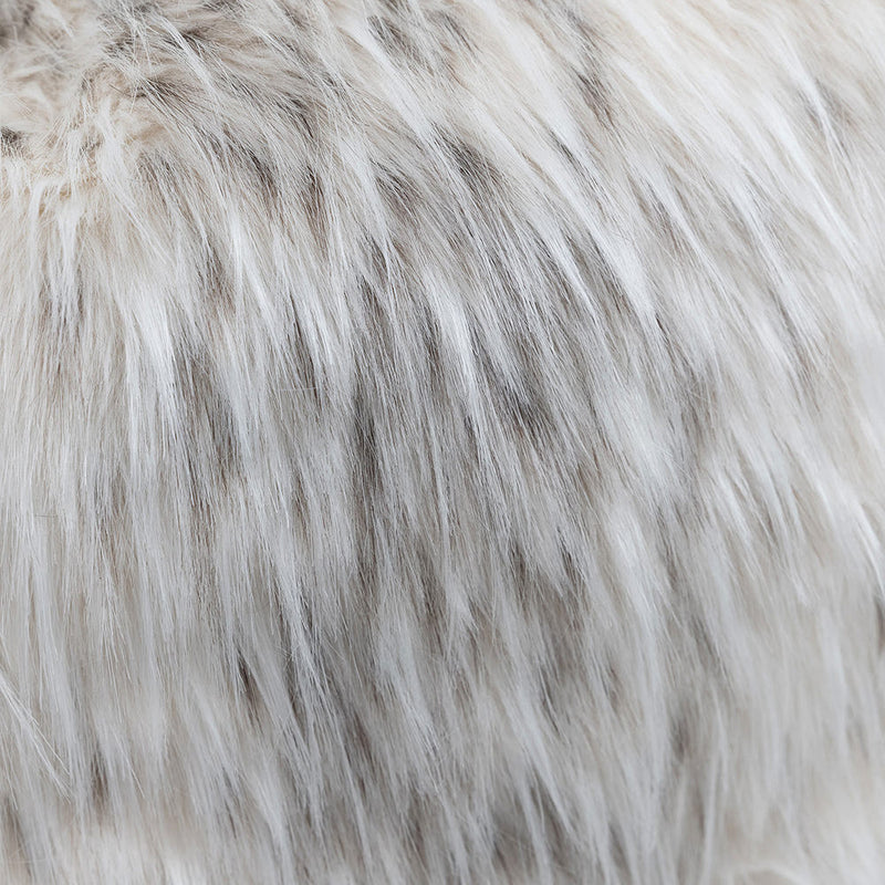 Faux Fur Bean Bag - Natural