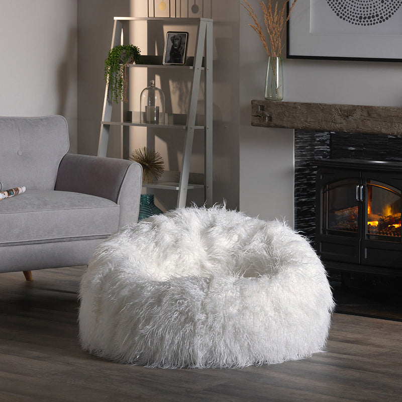 Kingston Mongolian Faux Fur Bean Bag