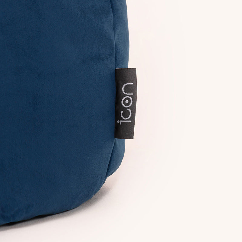 Kingston Velvet Classic Bean Bag - Navy Blue