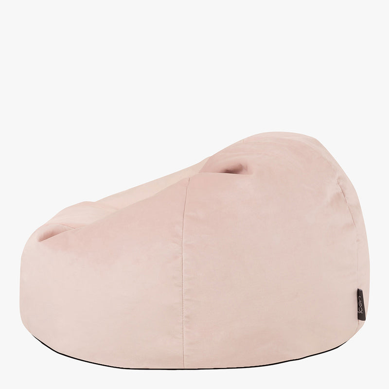 Kingston Velvet Classic Bean Bag - Rose Dust Pink