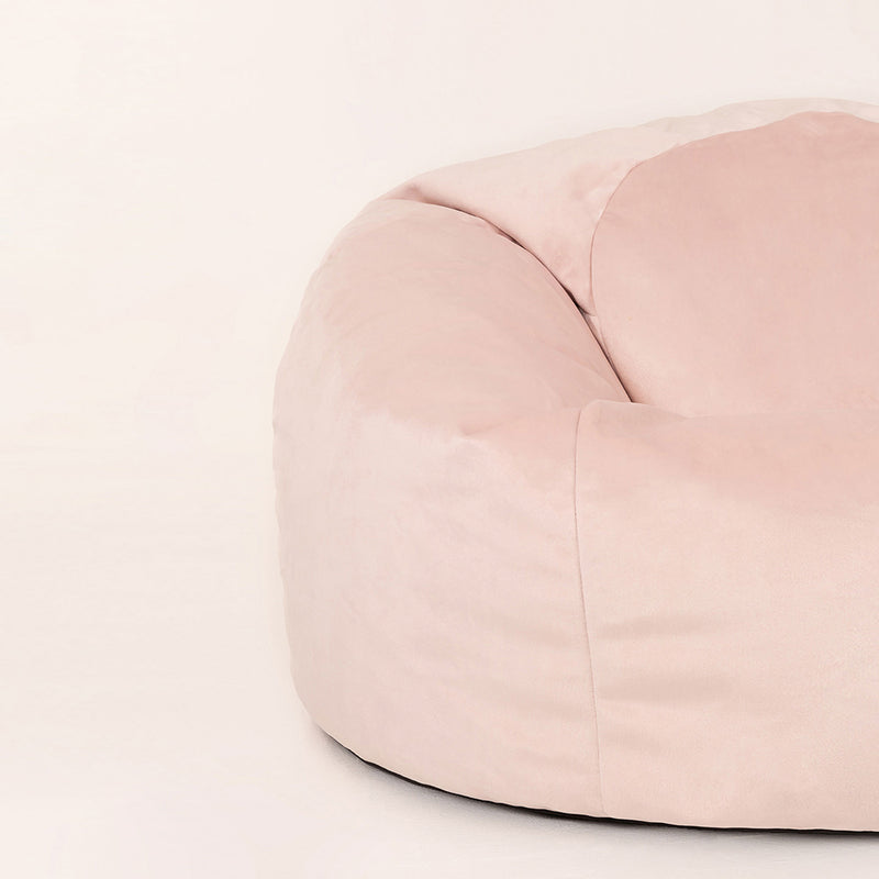 Kingston Velvet Classic Bean Bag - Rose Dust Pink