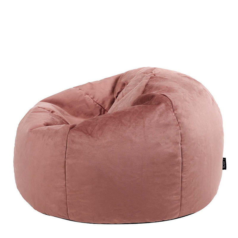Kingston Velvet Classic Bean Bag - Pink