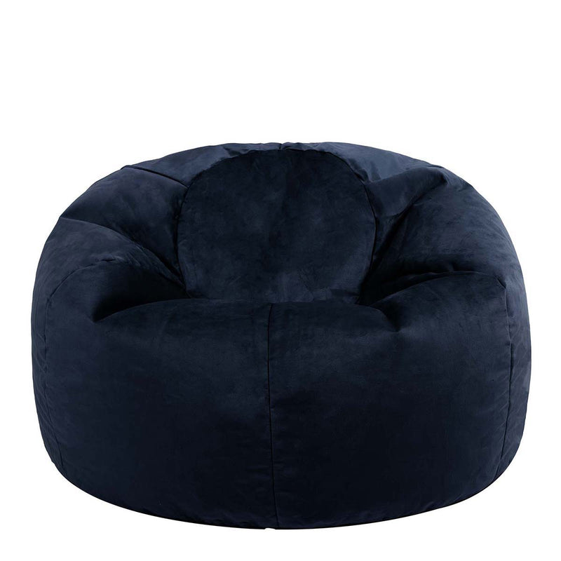 Kingston Velvet Classic Bean Bag - Midnight Blue