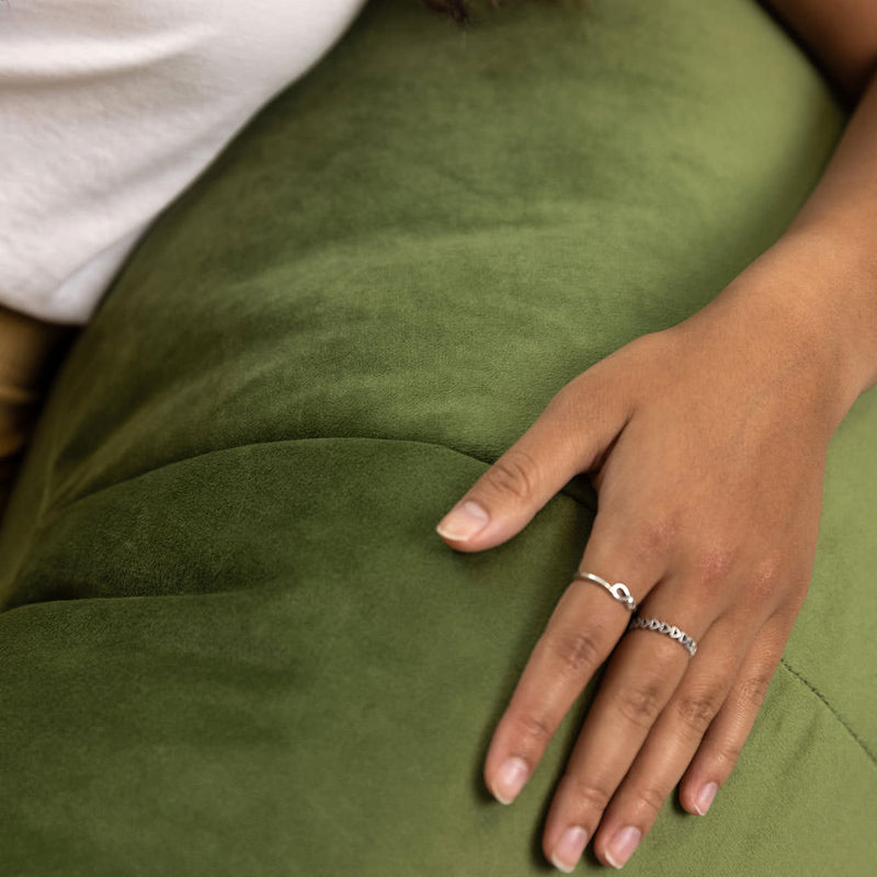 Kingston Velvet Classic Bean Bag - Sage Green