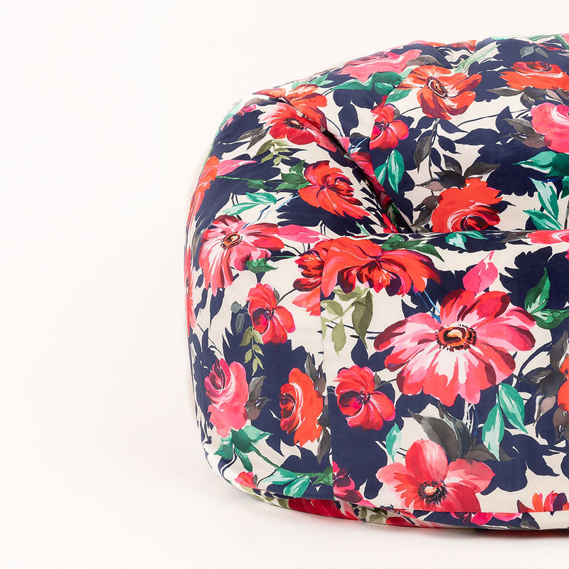 Icon® Bright Florals Classic Velvet Bean Bag